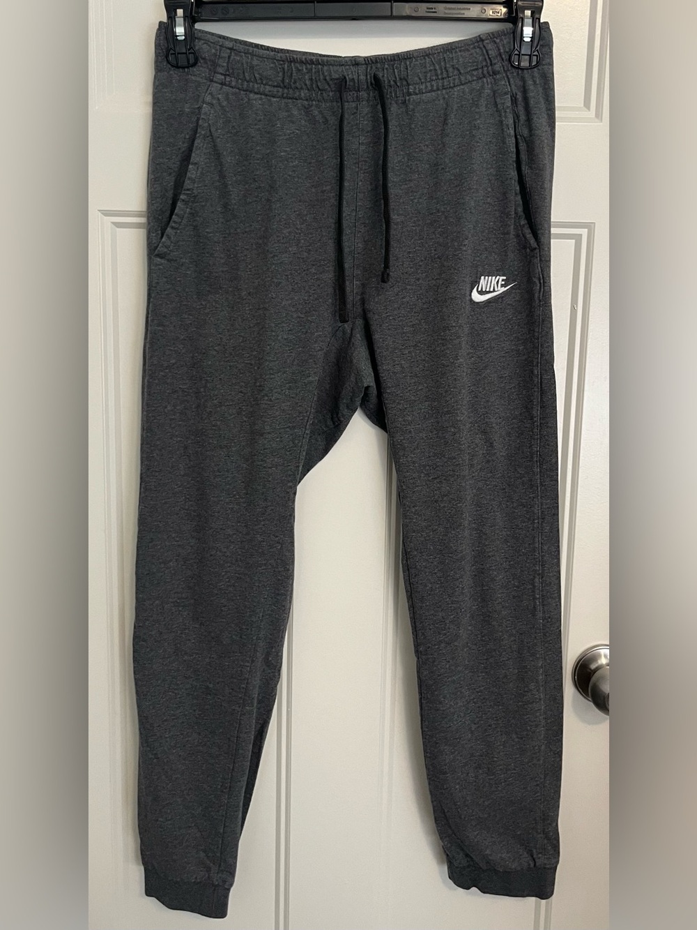 Nike Men's Grey Lightweight Jogger Sweatpants Joggers, Sz S